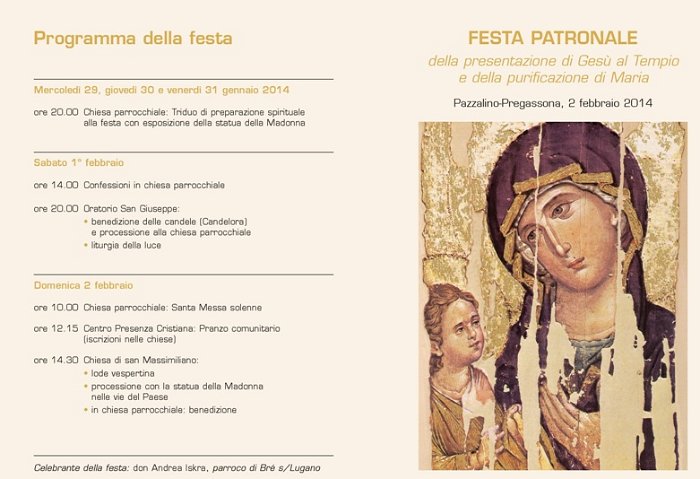 Sonetto Festa Patronale 2014
